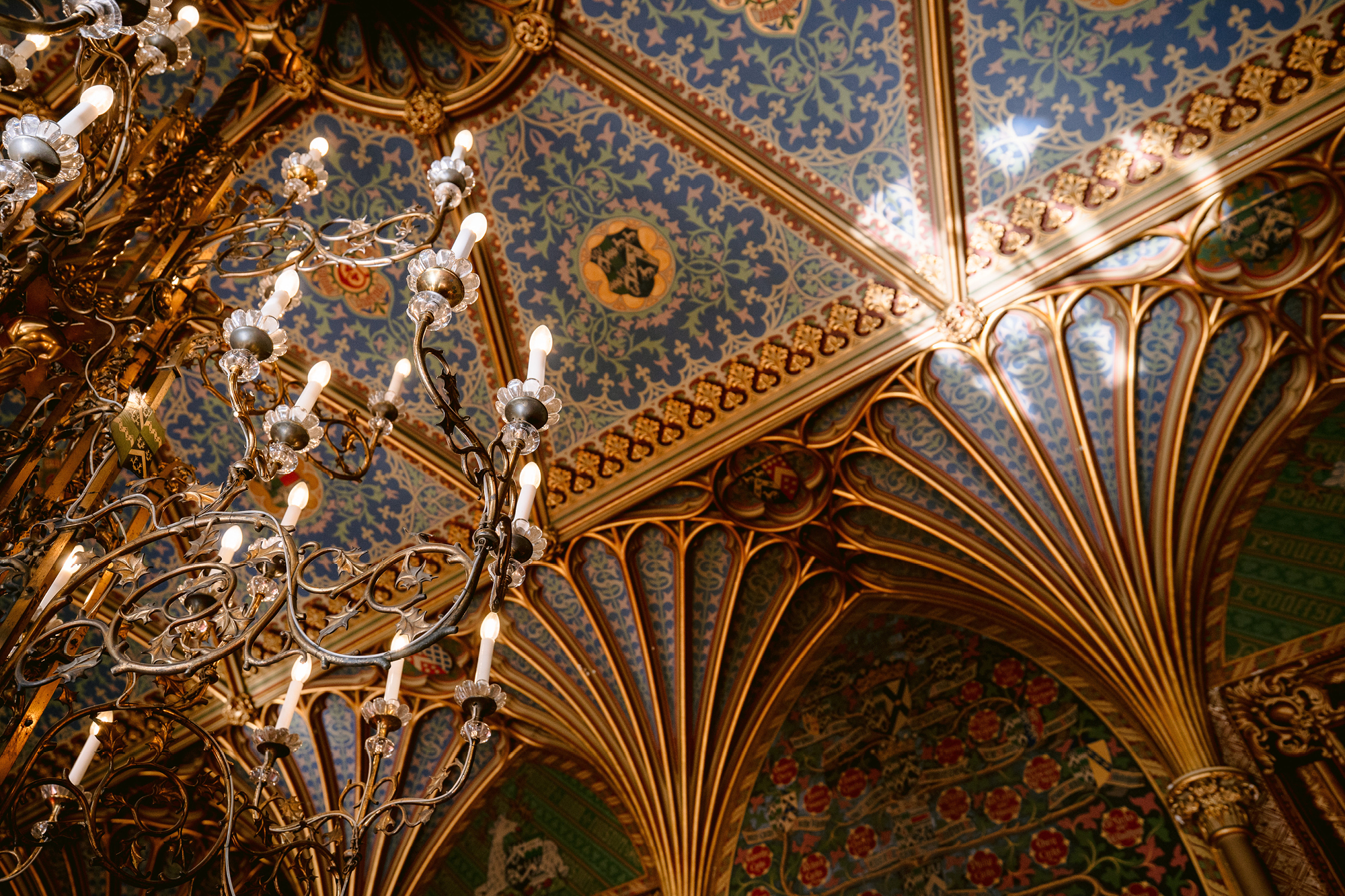 Eastnor Castle ceiling