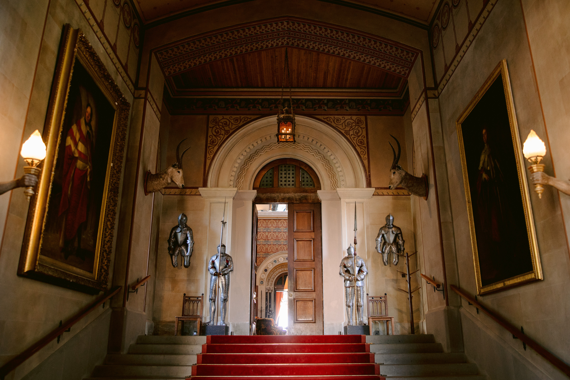 Eastnor Castle entrance hall